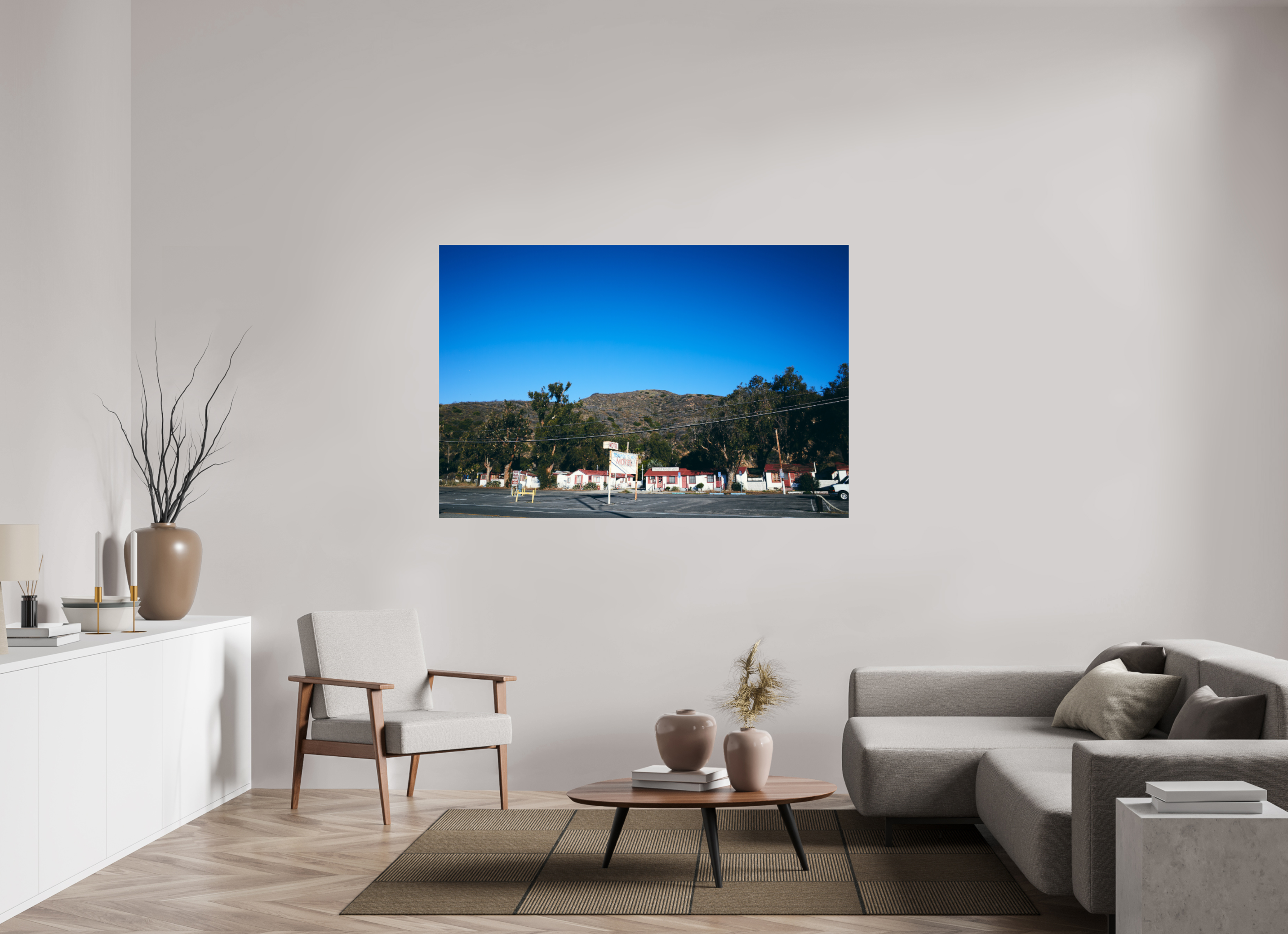 66 x 44″, Photo Print On Fuji Crystal DP II topanga motel