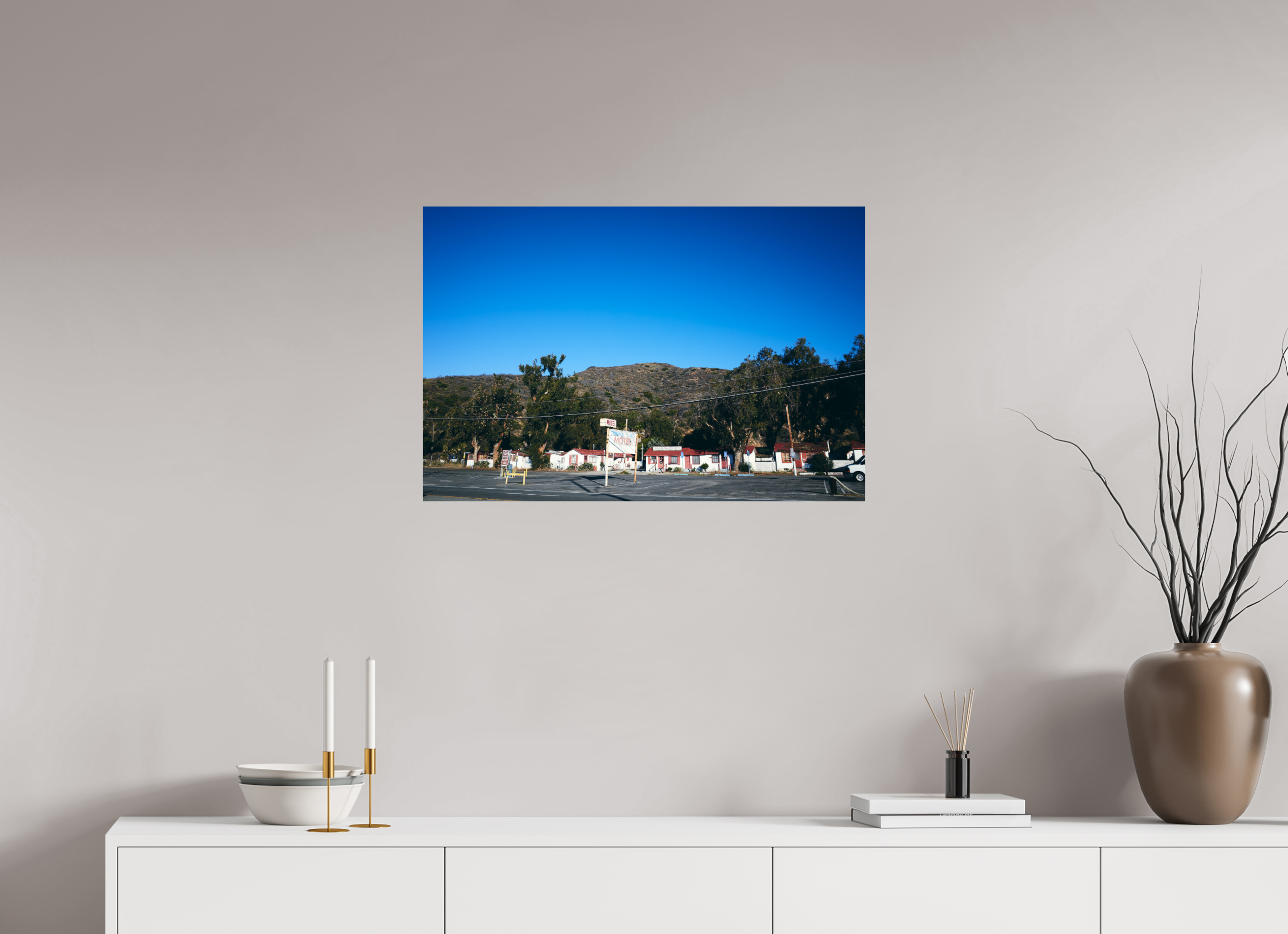 30 x 20″, Photo Print On Fuji Crystal DP II topanga motel